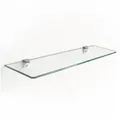 Tulup Weinregal Glasregal für die Küche, Transparentes Badezimmerregal, Regal weiß 70 cm x 13 cm