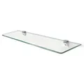 Tulup Glasablage, Transparent, Glas, Rechteckig, 70x0.6x13 cm, Wohnzimmer, Regale, Wandregale