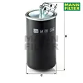 Kraftstofffilter MANN-FILTER WK728 für Mitsubishi Grandis