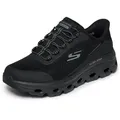 Skechers GLIDE-STEP SOLE Slip-On Sneaker Schlupfschuh, Freizeitschuh, Trainingsschuh mit praktischem Gummizug schwarz 42 EU