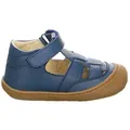 Naturino Naturino Wad Leder Riegelschuhe Jungen vorne geschlossen blau Sandale blau 25 EU
