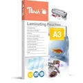 Peach Laminierfolie A3 | 125 mic | 100 St. | glänzend | Premiumqualität für beste Laminierergebnisse | geeignet für alle Laminiergeräte | PP525-01