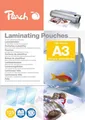Peach Laminierfolien A3, 125 mic, glänzend, PP525-01, 100 Stück