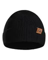 DANISH ENDURANCE Merino Mütze, Klassische Wollmütze, Warme Wintermütze, Thermo Beanie, Unisex, für Damen & Herren, Schwarz, One Size