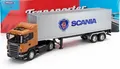 WELLY 1/32 LKW SCANIA R730 V8 TRACTOR TRUCK CASSONATO 2011 STATISCHES MODELL