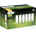 6x Led-lampe E27 Röhrenform T37 10w = 75w 1055lm 3000k Warmweiß 200° Lumiled