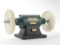 RECORD POWER Poliermaschine mit NVR-Schalter, 20,3 cm, 2x Feinpolierscheiben (200 mm), Grau