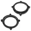 tomzz Audio 2803-012 Lautsprecherringe Adapter Halterungen kompatibel mit Audi A3 8L Fronttür für 130mm DIN Lautsprecher