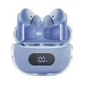 Intenso Buds Plus - TWS True Wireless Kopfhörer T315AE mit Active Noise Cancelling, ENC, Bluetooth und bis zu 25 Std. Musikwiedergabe, Blau
