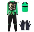 Katara Partyanzug Kinderkostüm Ninja Krieger für Jungs und Mädchen, mit Maske und Handschuhen, Fasching, Karneval, Halloween, Verkleidung