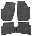 Gummimatten 4-Teile schwarz für Skoda Fabia II ab 03/2007-10/2014 Passform PETEX