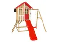 Zwerkules Spielhaus Lolla 2 inkl. Rutsche & Schaukel 352x280x224cm
