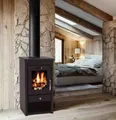 Apex Kaminofen Kaminofen 7kW Holzofen Kachelofen Heizofen Ofen 56310, (1-tlg), Energieeffizienzklasse A