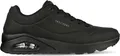 Skechers Herren Uno Stand On Air Sneaker, Black Durabuck Trim, 45 EU