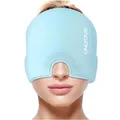 Migräne Maske Kühlhaube 360 Gel Surround Kühlpads Schlafmaske