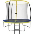 Zero Gravity Trampolin Outdoor 244cm TÜV GS Smartes Klappnetz mit Leiter und Bodenanker