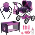 Bayer Design Kombi-Puppenwagen Grande Megaset (Fee)