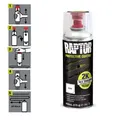 RAPTOR 2K Lack Spraydose Weiß 400ml I Einfache Anwendung, Langlebige Schützende und Kratzfeste Beschichtung I Strukturierte Oberfläche I Kein Sprühausrüstung erforderlich
