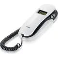 Brondi Kenoby CID Analoges schnurgebundenes Telefon LCD Grau Weiß - Grau/Weiß