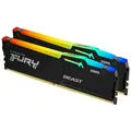 KINGSTON FURY Beast RGB schwarz DIMM Kit     32GB, DDR5-6000, CL30-36-36, on-die ECC