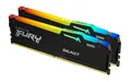 Kingston FURY Beast RGB - DDR5 - Kit - 32 GB: 2 x 16 GB - DIMM 288-PIN - 6000 MH