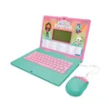 Lexibook, Gabby’s Dollhouse, Zweisprachiger DEUTSCH/ENGLISCH Lerncomputer, 124 Aktivitäten in Sprache, Schreiben, Mathematik, Logik, Musik und Spielen, Rosa/Blau, JC598GDHi3