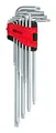 KS Tools Torx-Winkelstiftschlüssel-Satz, extra lang, 10-teilig - 151.4860