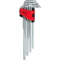 KS TOOLS 151.4860 Torx-Winkelstiftschlüssel-Satz, extra lang, 10-tlg