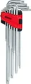 Torx-Winkelstiftschlüssel-Satz, extra lang, 10-tlg - KS Tools 151.4860