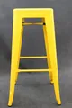 hjh OFFICE Barhocker Hocker VANTAGGIO HIGH Metall gelb Sitzhöhe 77 cm SIEHE TEXT