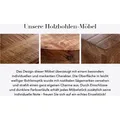 riess-ambiente Massiver Esstisch IRON CRAFT 120cm rund natur Mangoholz Esszimmertisch Tisch Küchentisch - Naturbelassen