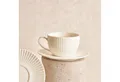 Karaca Teeservice Seashell Teetasse für 6 Personen Espressotasse Mokkatasse 200ml