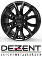 4x Dezent KC 8x18 6/139,7 ET20 Black