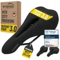 BikePeak Fahrradsattel, Bequemer, Wasserabweisender Sattel Mountainbike