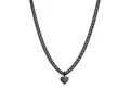 Liebeskind Berlin Kette mit Anhänger Broken Heart Chunky Edelstahl