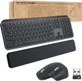 Logitech MX Keys Combo for Business - Gen 2 - Tastatur-und-Maus-Set - hinterleuchtet - kabellos - Bluetooth LE - QWERTZ - Schweiz - Graphite (920-010928)