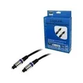 Logilink - Digitales Audio-Kabel (optisch) - TOSLINK (M) - TOSLINK (M) - 2 m - Glasfaser - Schwarz (CA1008)