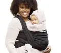 Hoppediz Baby-Tragetuch - für Neugeborene ab Geburt 2-9 kg 100 % Baumwolle