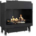 Gaskamin LEO 70 Vorderseite Propan Butan ∅ 100/150 6,1 kW manuelle Steuerung