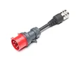 Juice Booster Adapter - Industriestecker CEE 32A/400V Rot 22kW mit automatischer Adaptererkennung