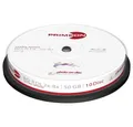 PRIMEON Blu-ray-Rohling BD-R DL 50GB 8x Photo-on-Disc 10er Spindel 2761312, Bedruckbar