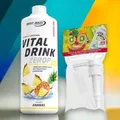 Best Body Nutrition Low Carb Vital Drink 1 Ltr. Mineraldrink mit Dosierpumpe