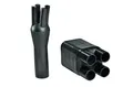 HellermannTyton Endverschluss 408-2-B8W-POX-BK Aufteilkappe 404-08022