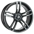 1x ULTRA WHEELS UA11 BOOST gunmetal poliert 8.0Jx18 5x120 ET30