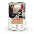 MERA Pure Sensitive Truthahn (6x400g), Hundefutter nass mit hohem Fleischanteil und getreidefrei, Nassfutter aus 100% tierischem Protein für Sensible Hunde, Single Protein