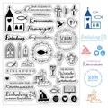 Silikon Stempel Kommunion Silikonstempel Taufe Klare Stempel Set Einladung Ko...