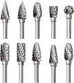 Hartmetall Frässtifte Set 10 Stück 1 8 Zoll Dremel Fr