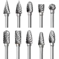 Hartmetall-Fräser-Set, 10-teilig, 1/8" Schaft, Holz, Metall, DIY-Holzarbeiten