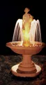 JVmoebel Gartenbrunnen Römischer Springbrunnen aus hochwertigem Material mit Wasserspiel, (1 tlg., Artikel 1049), Made in Europa