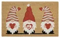 Hanse Home Kokos Fußmatte Weihnachten - rutschfeste Schmutzfangmatte Natur für Innen, Fußabtreter GNOME Heart Kokosfaser Kokosmatte für Eingangsbereich & überdachten Außenbereich - 40x70cm
